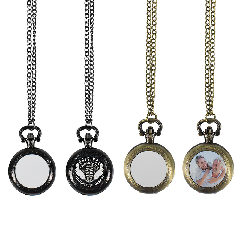 Men'S Fashion Necklaces - Özel Tasarım Vintage Metal Cep Saati