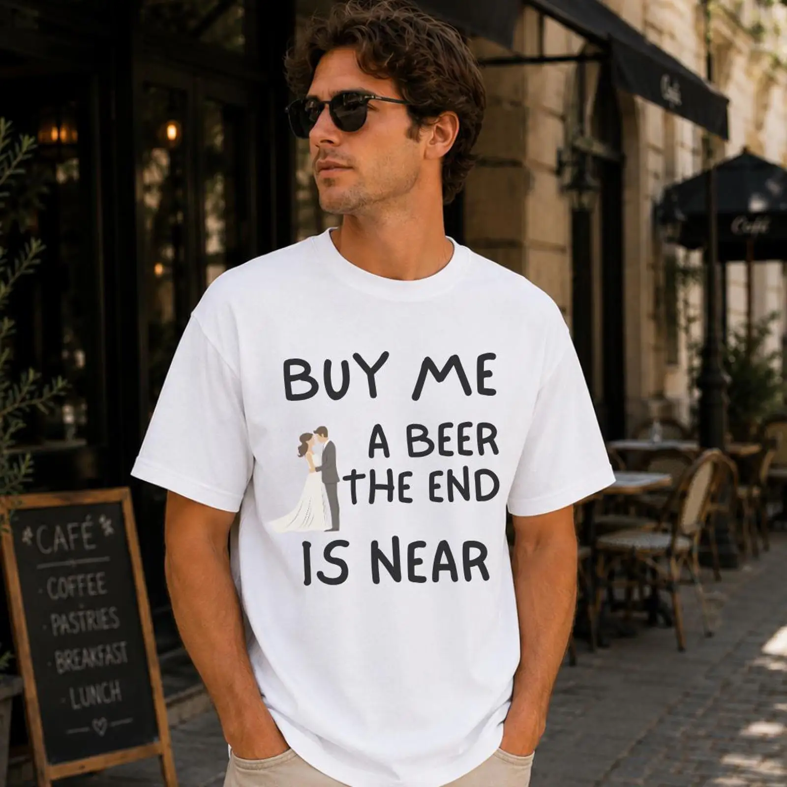 Men'S Fashion Near Me - Komik Bekarlık Tişörtü Bana Bir Bira