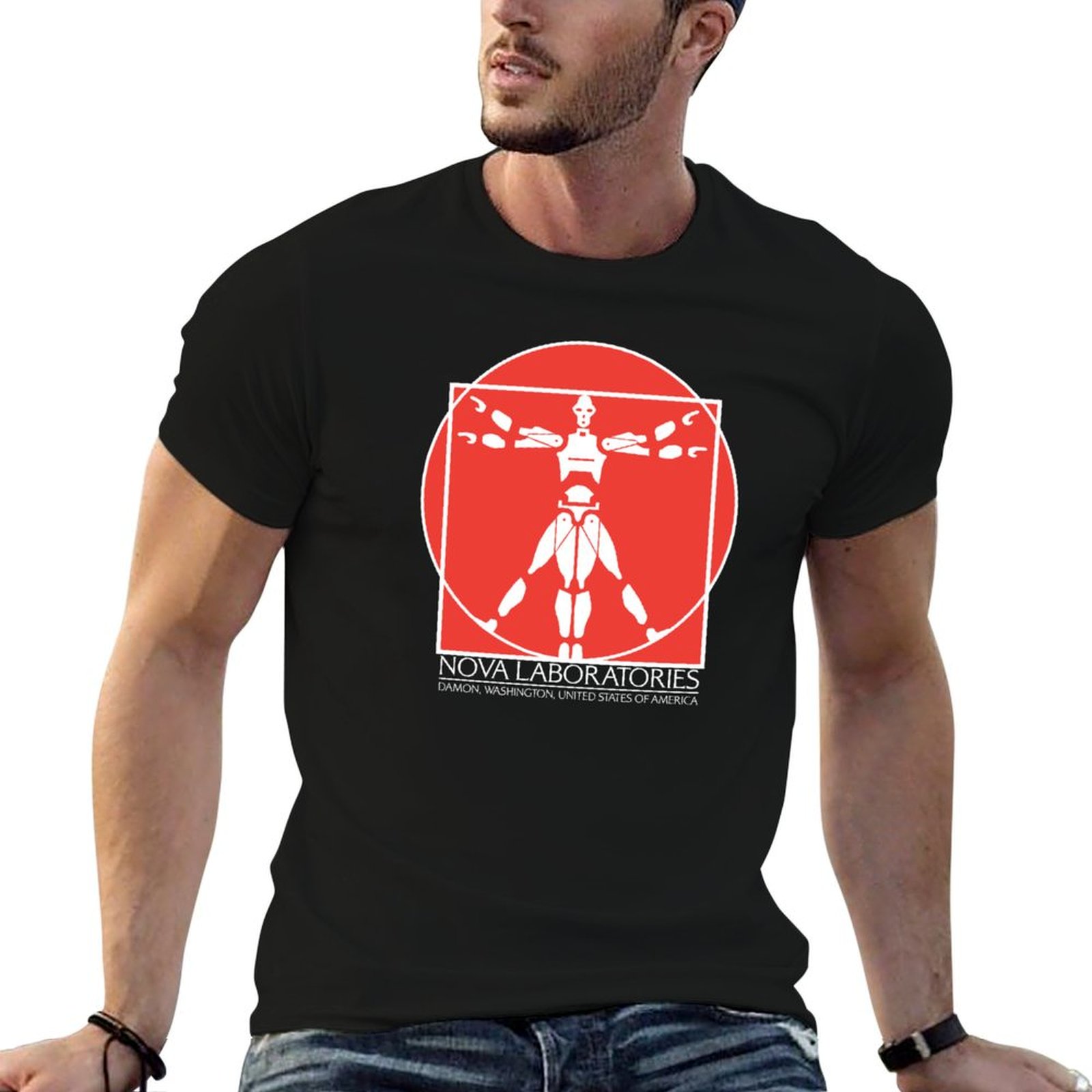Men'S Fashion Nova Shirts - Nova Laboratuvarları Text 02 Tişört Moda