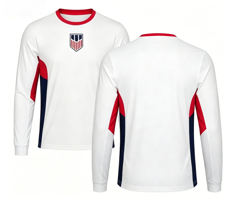 Men'S Fashion 2026 - 2026 Amerikan yuvarlak yaka futbol uzun