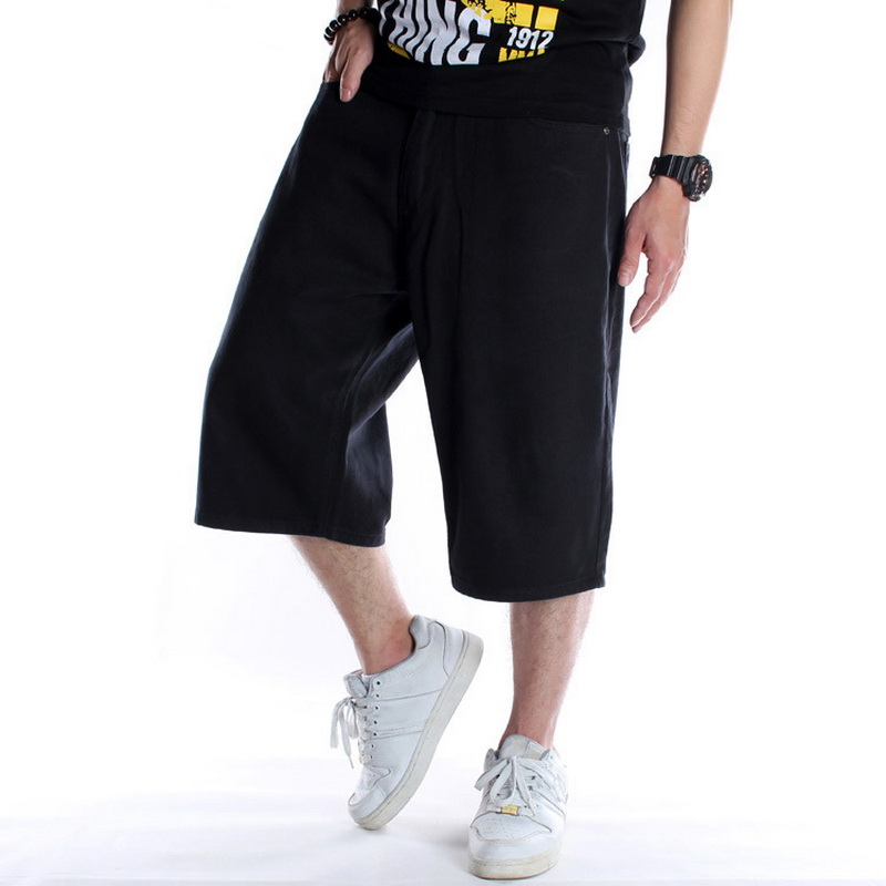 Men'S Fashion With Baggy Jeans - Yaz erkekler şort Hip Hop Harem