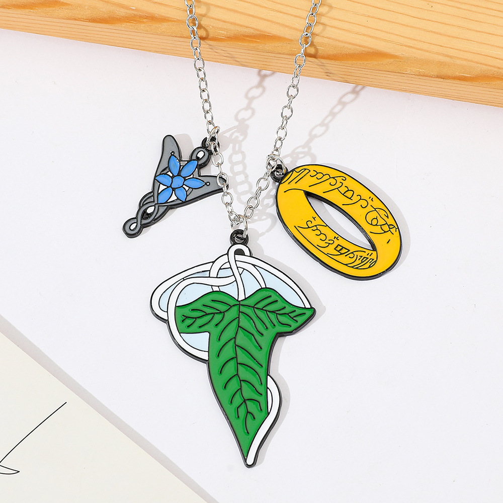 Men'S Fashion Necklaces - Yüzüklerin Efendisi Elfler Kolye Moda Yaratıcı