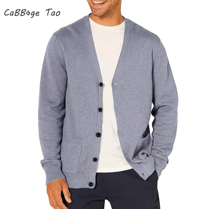 Corduroy Jacket Men - Yeni Bahar erkek Uzun Kollu Hırka