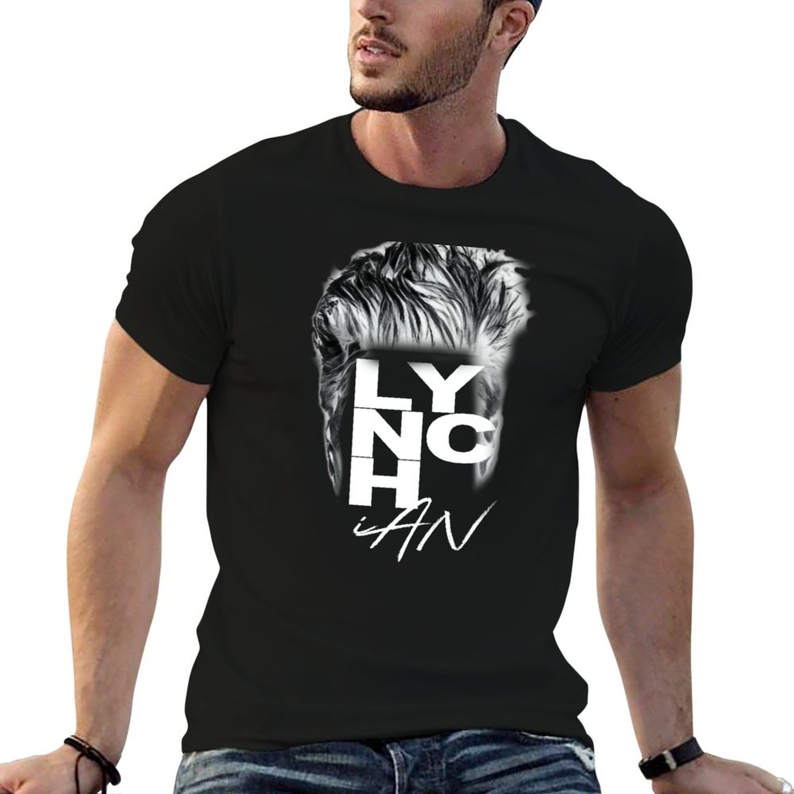 Men'S Fashion Haircuts - Lynch Haircut - Siyah Tişört Moda