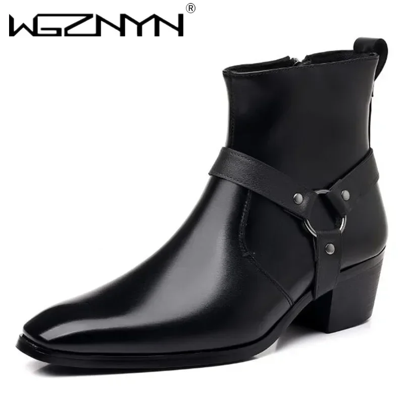 Mens Fashion Dress Shoes - 2026 erkek moda tasarımcısı Chelsea çizmeler