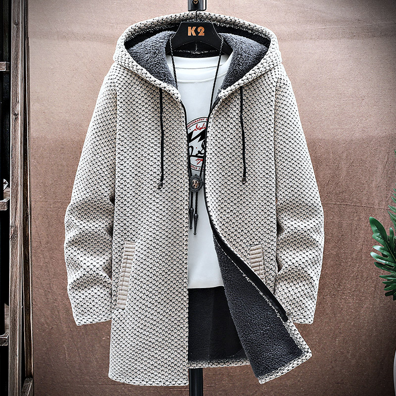 Corduroy Jacket Men - Erkek Hırka Kaşmir Uzun Ceket Kazak