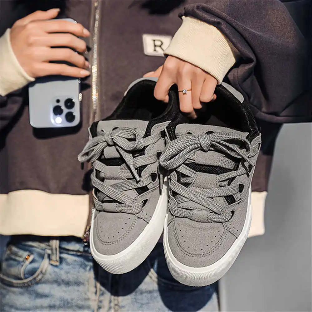 Men'S Fashion Outfit Ideas - Bağlama ile Hiphop kadın okul ayakkabısı