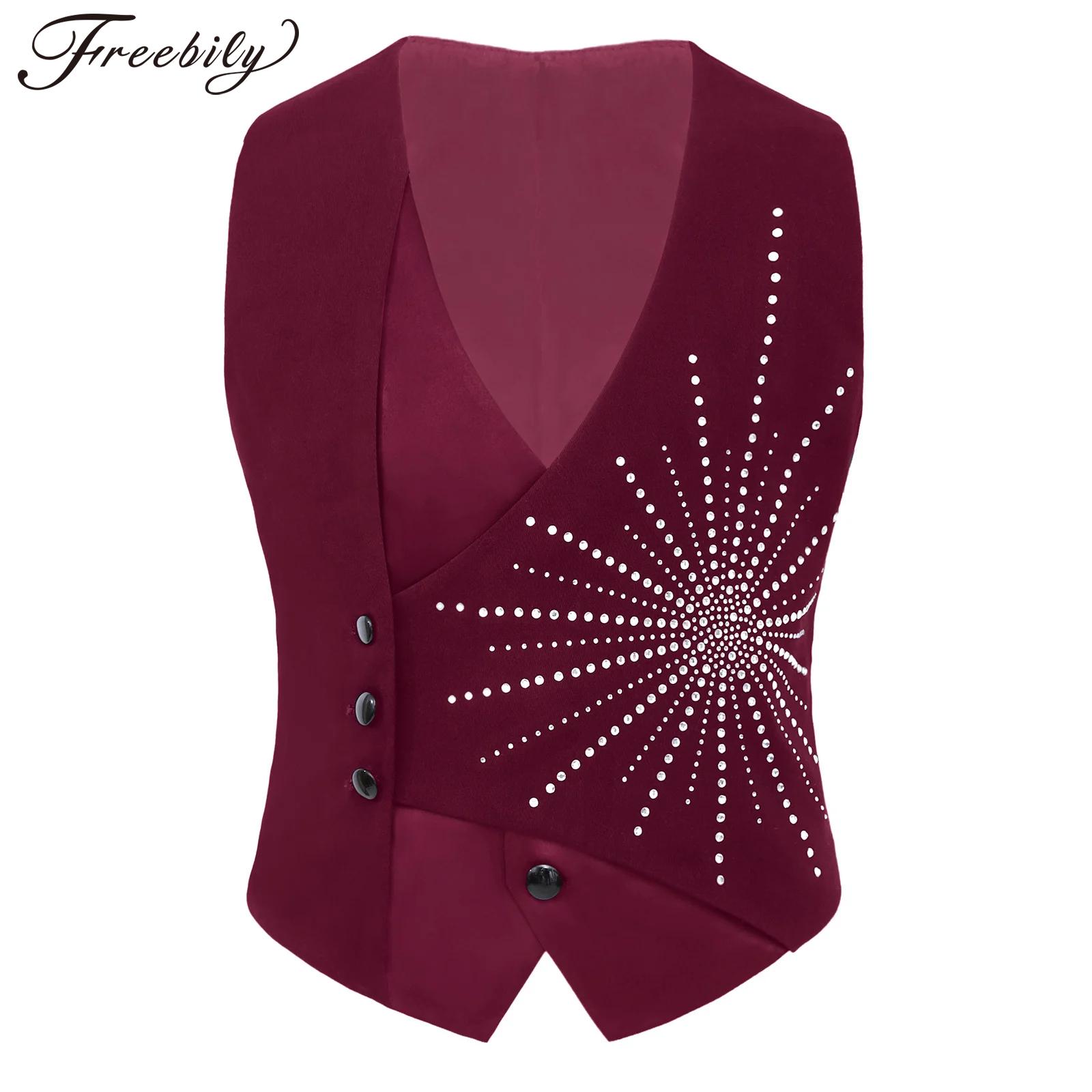 Formal Waistcoat Vest - Çocuklar Erkek Çocuklar Beyefendi Asimetrik Yelek