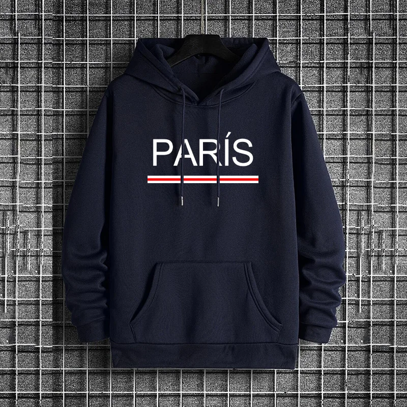 Men'S Fashion Paris 2025 - Erkek Günlük Trend Kazak Kapüşonlu Sonbahar