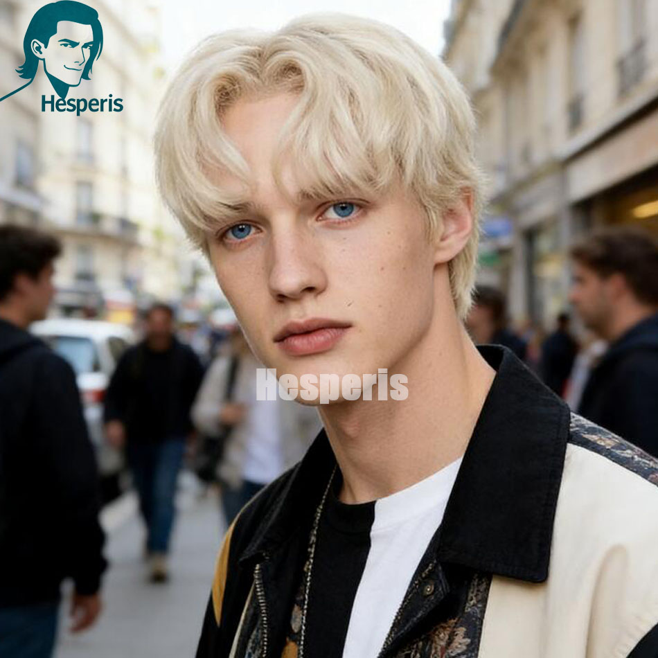 Men'S Fashion Haircuts - Hesperis Pixie Kesim Erkek Peruk Tam