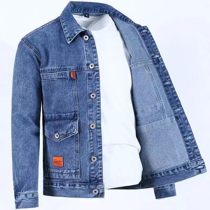 2023 ilkbahar ve sonbahar yeni - Mens Fashion Denim Jacket incelemesi ve fiyatı