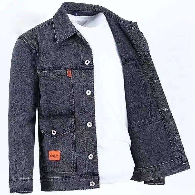 2023 ilkbahar ve sonbahar yeni - Mens Fashion Denim Jacket incelemesi ve fiyatı