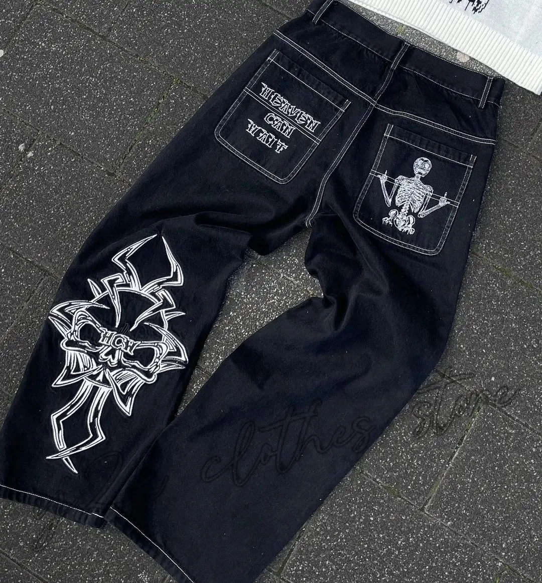 2025 Yeni Baskılar Kot Erkekle - Men'S Fashion With Baggy Jeans incelemesi ve fiyatı