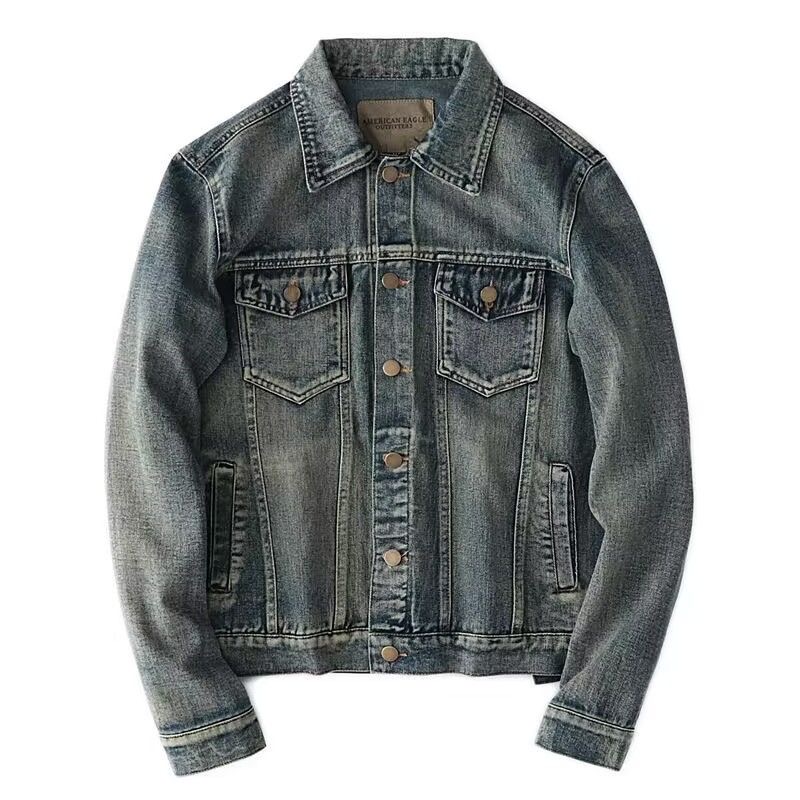 Sonbahar ve İlkbahar Yeni Moda - Mens Fashion Denim Jacket incelemesi ve fiyatı