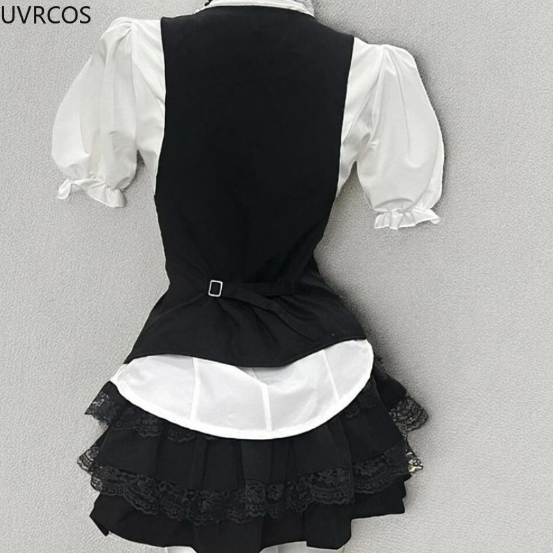 Y2k Estetik Lolita Tarzı Tatlı - Formal Waistcoat Vest incelemesi ve fiyatı