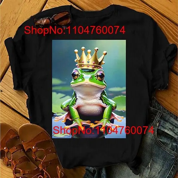 Komik T Shirt KURBAĞA Bir TAÇ  - Men Fashion King incelemesi ve fiyatı