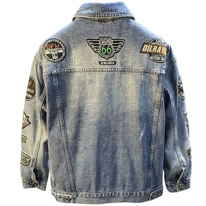 Erkekler High Street Nakış Yam - Mens Fashion Denim Jacket incelemesi ve fiyatı