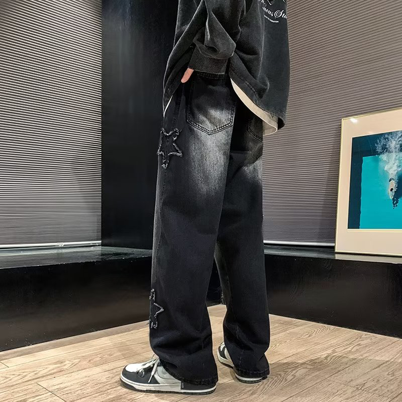 Yeni erkek Yıldız Işlemeli Mod - Men'S Fashion With Baggy Jeans incelemesi ve fiyatı