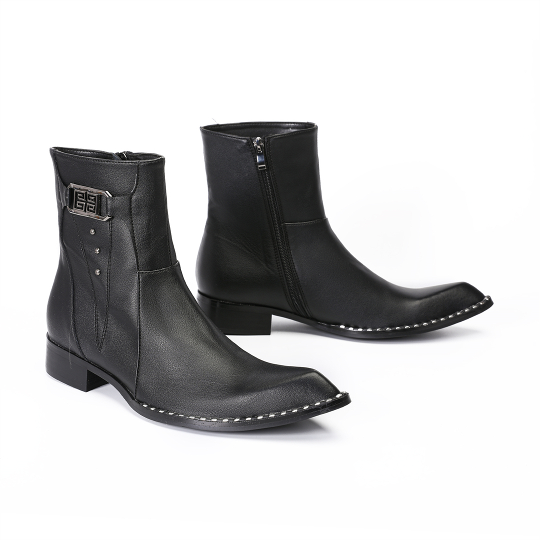 Moda siyah sivri burun erkek h - Mens Fashion Dress Shoes incelemesi ve fiyatı