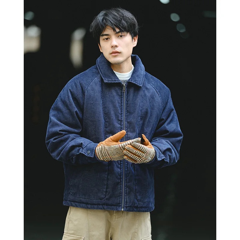 Erkek Japon Sokak Giysisi Retr - Corduroy Jacket Men incelemesi ve fiyatı