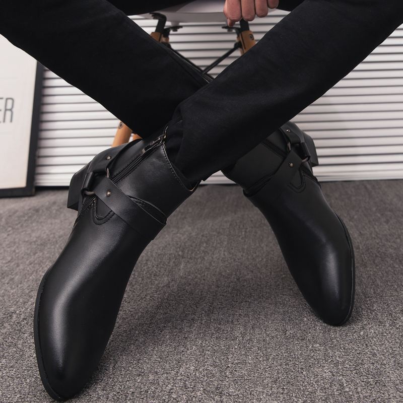 2026 Yeni Bilek Botları PU Der - Mens Fashion Dress Shoes incelemesi ve fiyatı