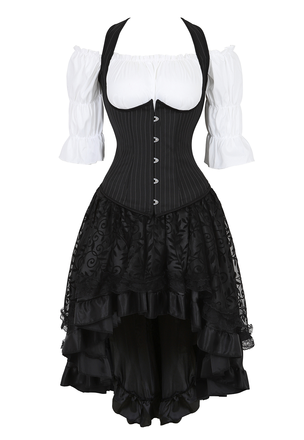 Kadınlar için Steampunk korse  - Formal Waistcoat Vest incelemesi ve fiyatı
