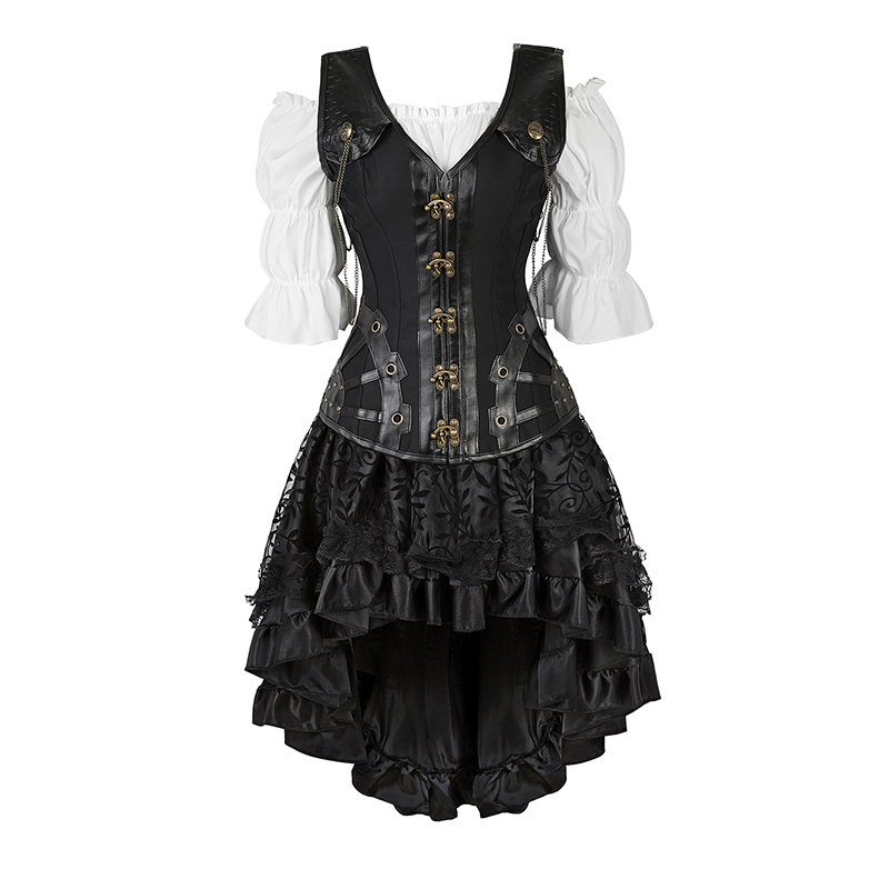 Kadınlar için Steampunk korse  - Formal Waistcoat Vest incelemesi ve fiyatı