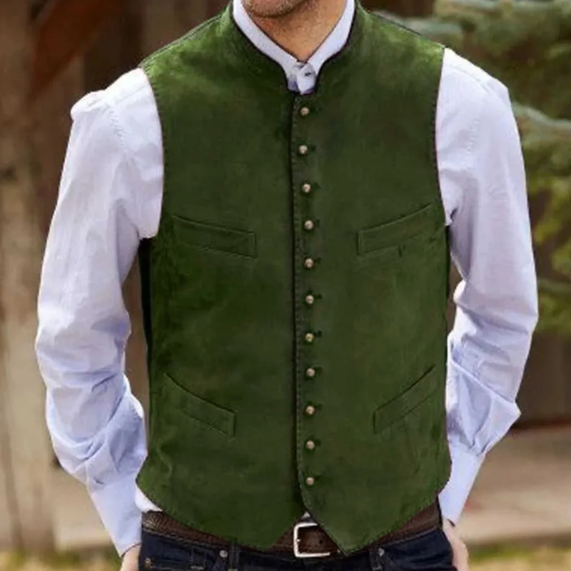 Erkekler Yelek Kahve Süet Kadi - Formal Waistcoat Vest incelemesi ve fiyatı
