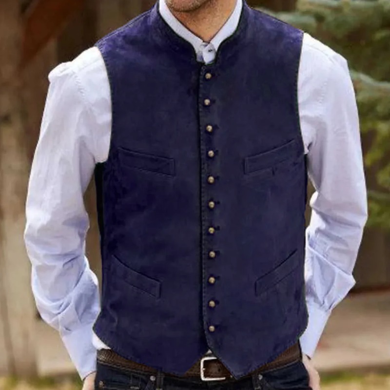 Erkekler Yelek Kahve Süet Kadi - Formal Waistcoat Vest incelemesi ve fiyatı