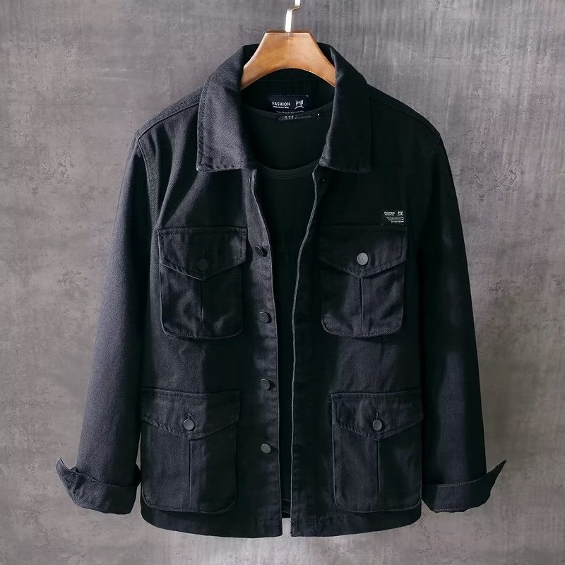 İlkbahar ve Sonbahar Yeni erke - Mens Fashion Denim Jacket incelemesi ve fiyatı