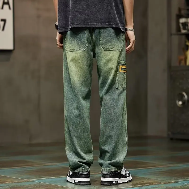 Kore Moda Vintage Kot Erkekler - Men'S Fashion With Baggy Jeans incelemesi ve fiyatı
