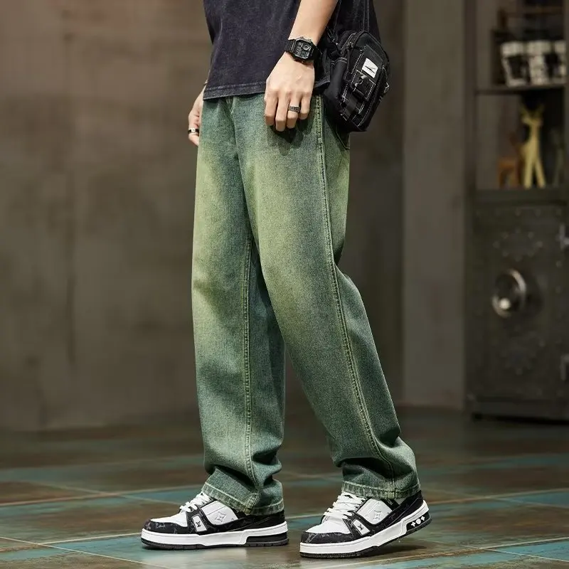 Kore Moda Vintage Kot Erkekler - Men'S Fashion With Baggy Jeans incelemesi ve fiyatı