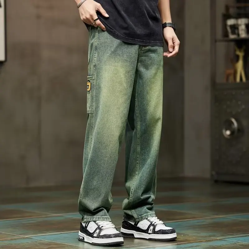 Kore Moda Vintage Kot Erkekler - Men'S Fashion With Baggy Jeans incelemesi ve fiyatı