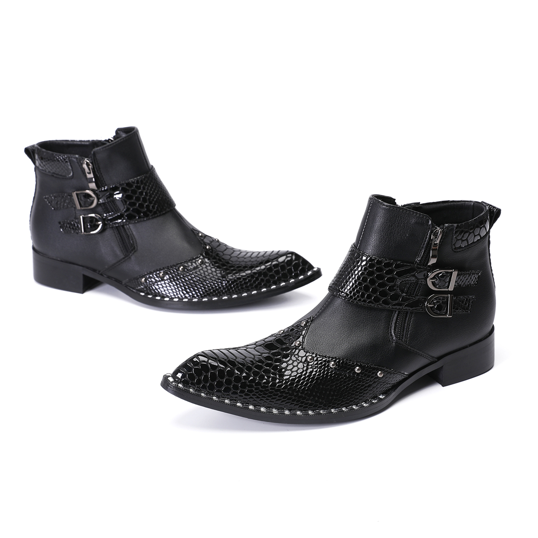 Moda perçinler sivri burun erk - Mens Fashion Dress Shoes incelemesi ve fiyatı