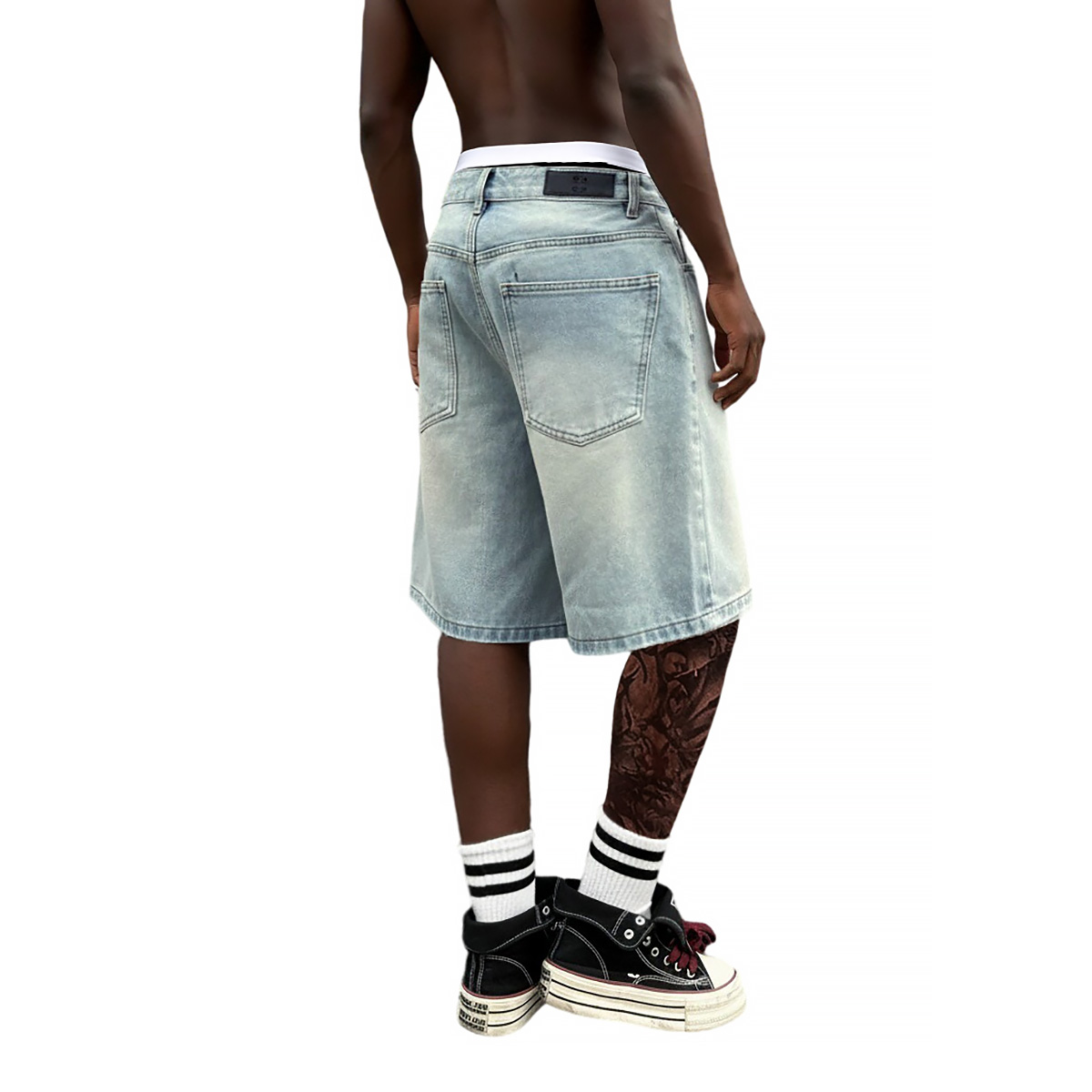Metal Tokalı Kısa Bol Jean Erk - Men'S Fashion With Baggy Jeans incelemesi ve fiyatı