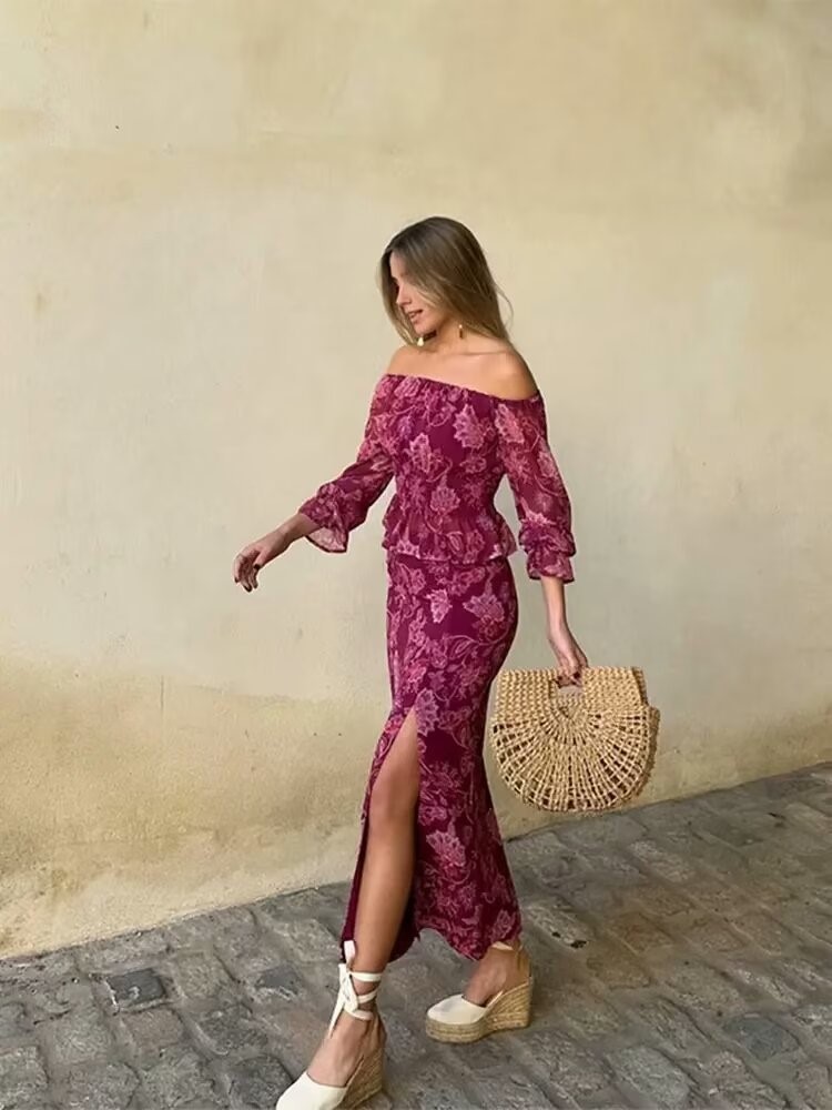 Vintage Seksi Zarif Baskılı Ik - Mens Fashion Summer 2025 incelemesi ve fiyatı
