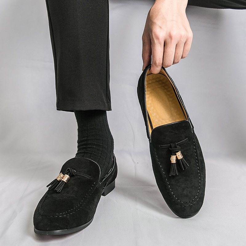 YUYIN Moda Püskül Slip On Loaf - Mens Fashion Dress Shoes incelemesi ve fiyatı