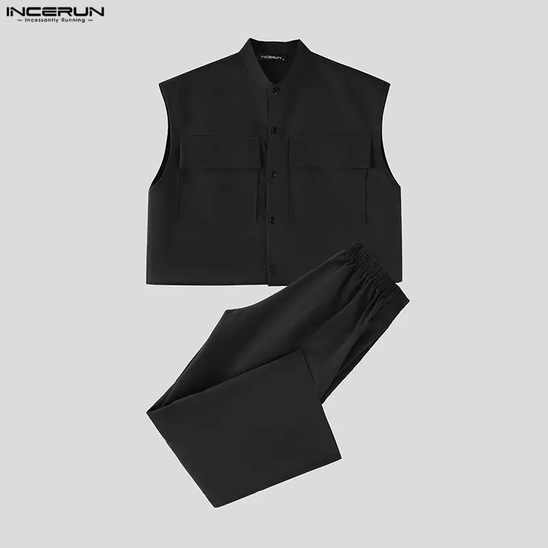 INCERUN Erkek Setleri Katı Kol - Mens Fashion Style incelemesi ve fiyatı