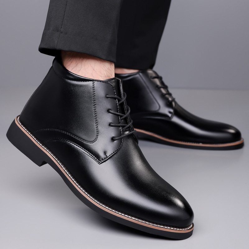 Erkek yüksek bilekli deri botl - Mens Fashion Dress Shoes incelemesi ve fiyatı