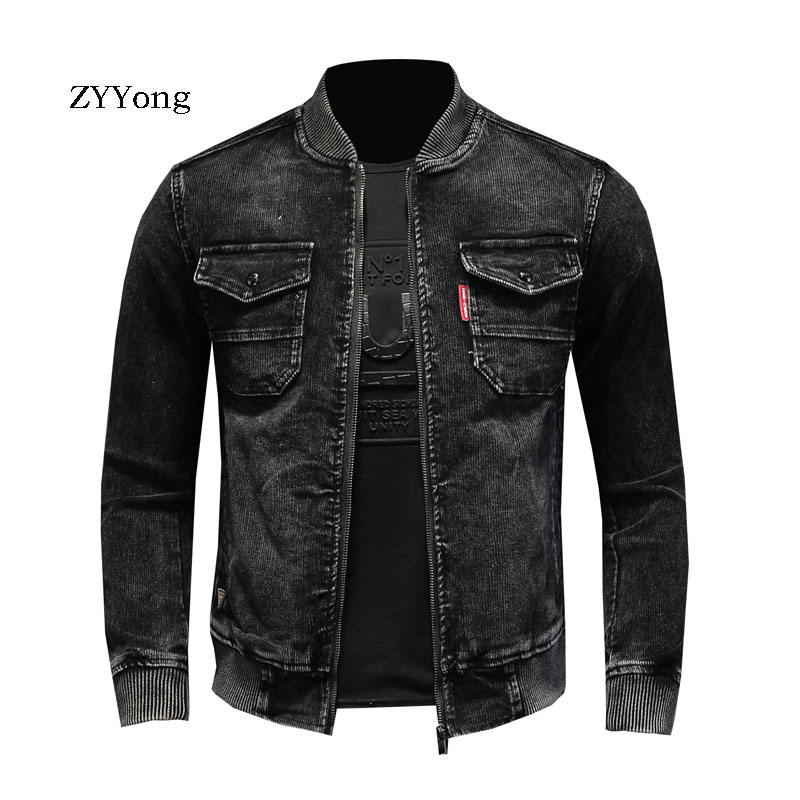 Standı yaka bombacı pilotu siy - Corduroy Jacket Men incelemesi ve fiyatı