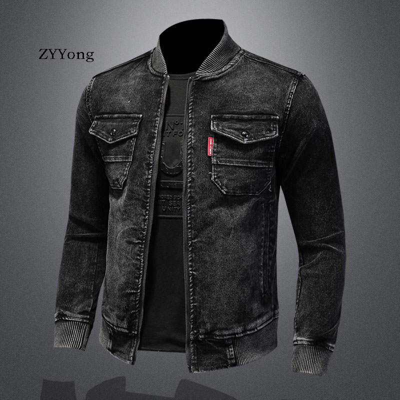 Standı yaka bombacı pilotu siy - Corduroy Jacket Men incelemesi ve fiyatı