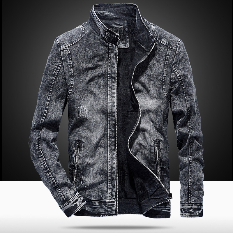 2026 Avrupa ve Amerika Moda Er - Mens Fashion Denim Jacket incelemesi ve fiyatı