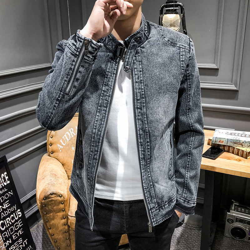 2026 Avrupa ve Amerika Moda Er - Mens Fashion Denim Jacket incelemesi ve fiyatı
