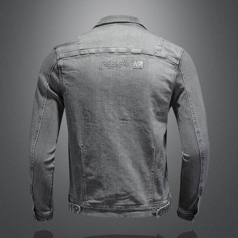 Moda Denim ceket erkekler pamu - Mens Fashion Denim Jacket incelemesi ve fiyatı