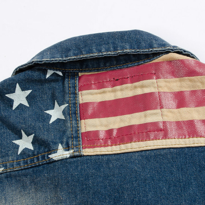 Sokak Giyim Modası Yıldız ve Ç - Mens Fashion Denim Jacket incelemesi ve fiyatı