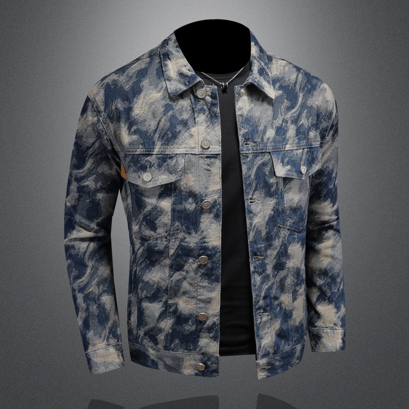 2023 Bahar Vintage Denim Ceket - Mens Fashion Denim Jacket incelemesi ve fiyatı