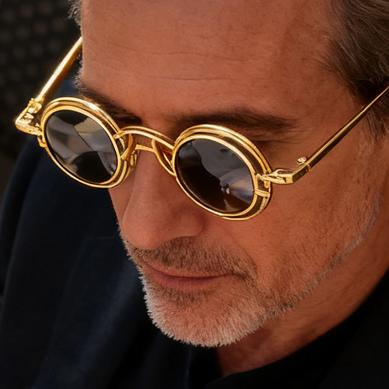 Metal Rotundity Punk Güneş Göz - Fashion Men Vogue incelemesi ve fiyatı