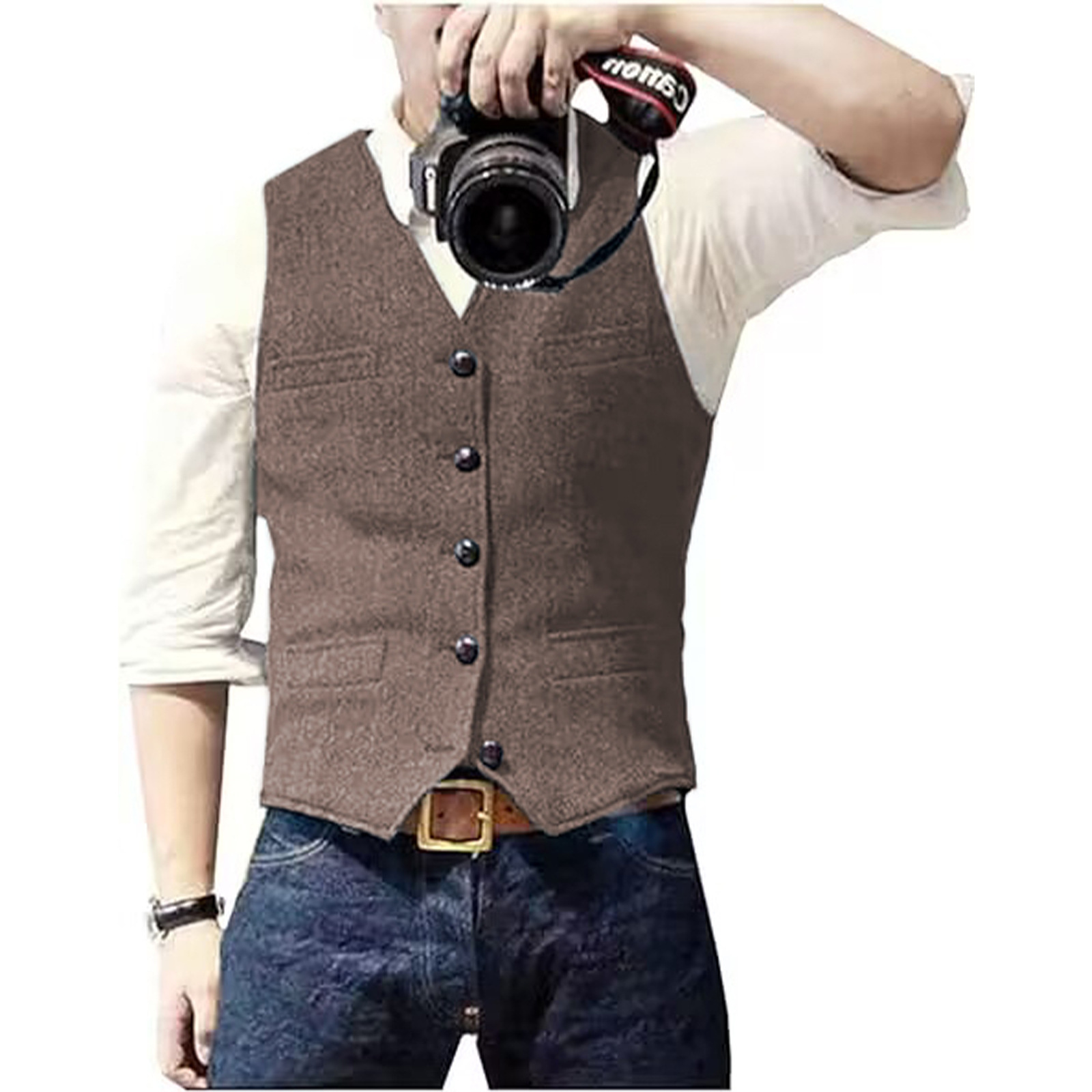 Erkek Takım Elbise Yeleği V Ya - Formal Waistcoat Vest incelemesi ve fiyatı