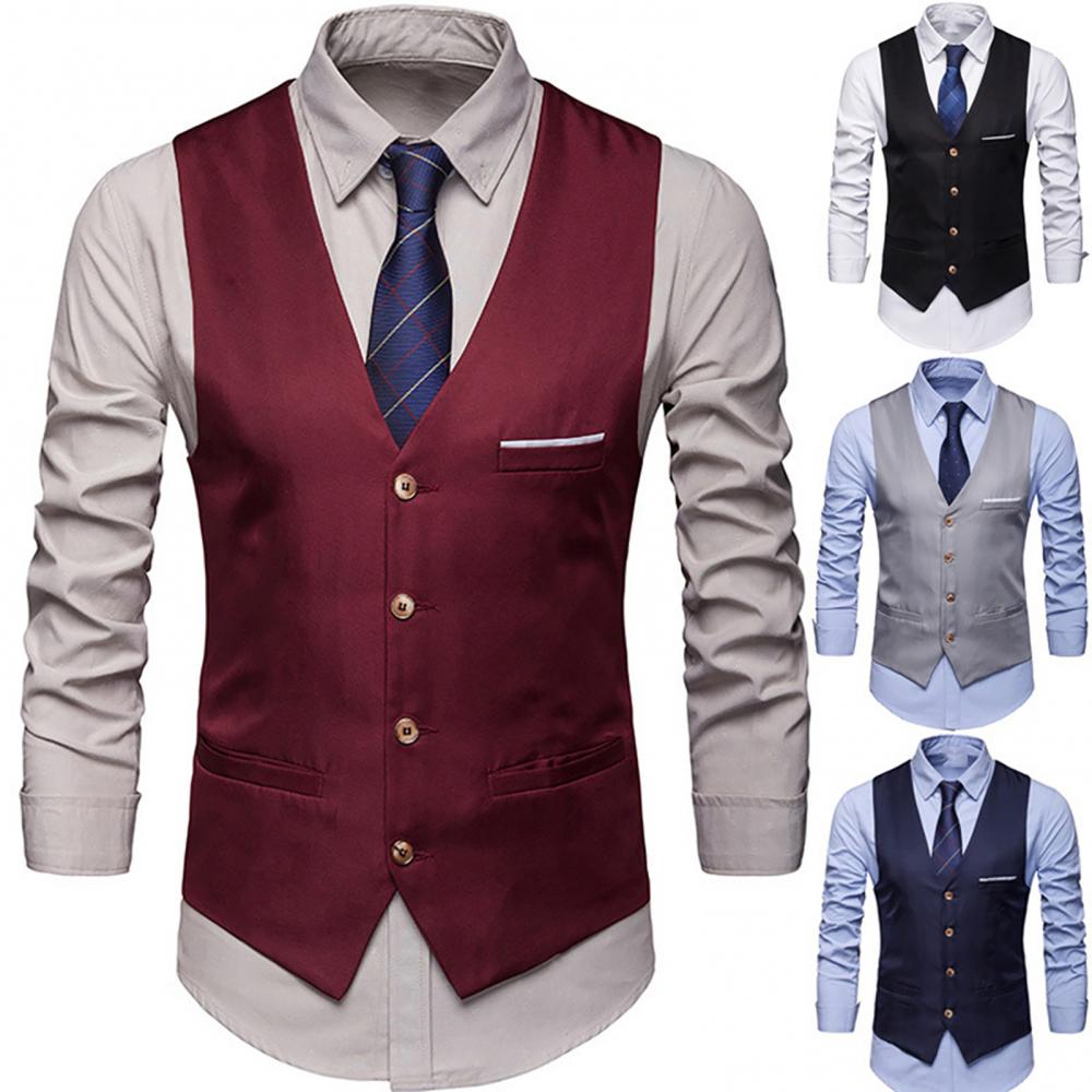 Erkekler için elbise yelekler  - Formal Waistcoat Vest incelemesi ve fiyatı