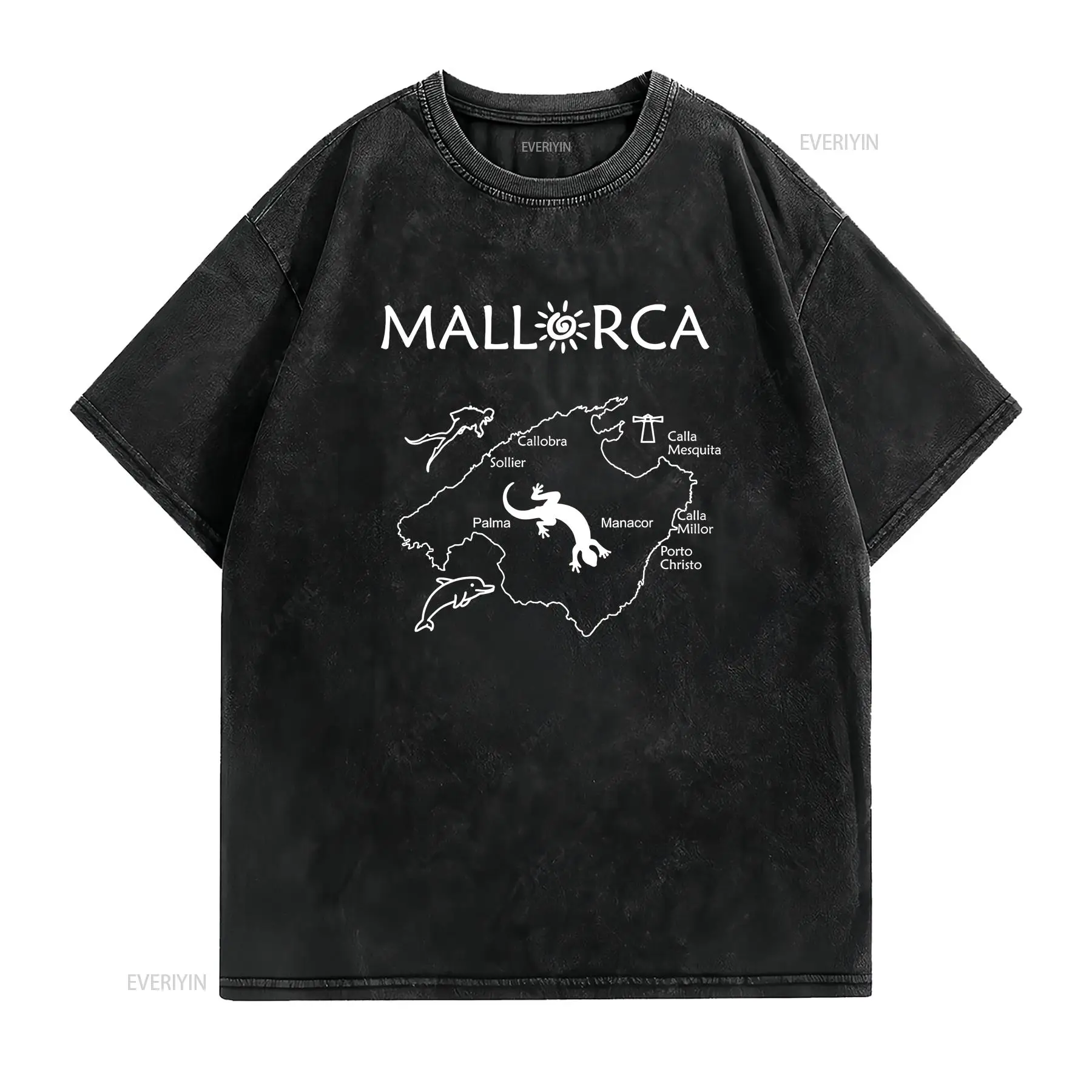 Mallorca Haritası Tişörtü Seya - Men'S Fashion Guide incelemesi ve fiyatı